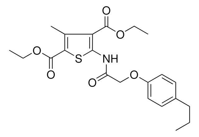 3-ME-5-(2-(4-PR-PHENOXY)-ACETYLAMINO)THIOPHENE-2,4-DICARBOXYLIC ACID DI-ET ESTER AldrichCPR