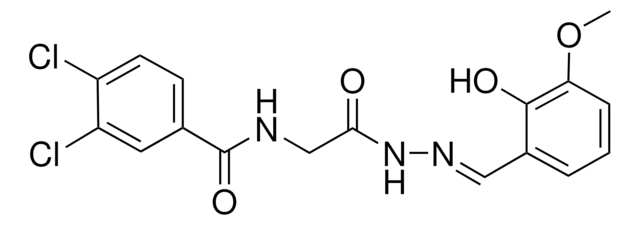 3,4-DICHLORO-N-(2-(2-(2-HO-3-METHOXYBENZYLIDENE)HYDRAZINO)-2-OXOETHYL)BENZAMIDE AldrichCPR