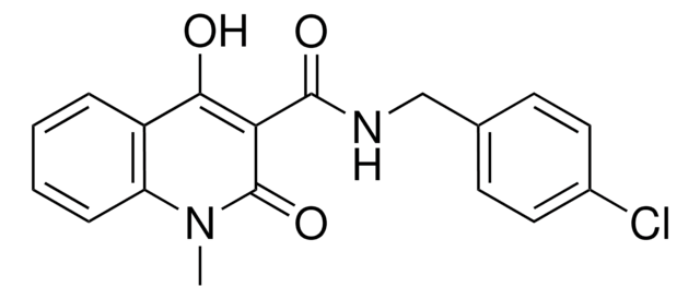4-HO-1-METHYL-2-OXO-1,2-DIHYDRO-QUINOLINE-3-CARBOXYLIC ACID 4-CHLORO-BENZYLAMIDE AldrichCPR