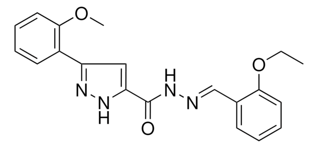 N'-(2-ETHOXYBENZYLIDENE)-3-(2-METHOXYPHENYL)-1H-PYRAZOLE-5-CARBOHYDRAZIDE AldrichCPR
