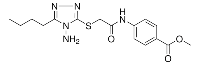 METHYL 4-((((4-AMINO-5-BUTYL-4H-1,2,4-TRIAZOL-3-YL)THIO)ACETYL)AMINO)BENZOATE AldrichCPR