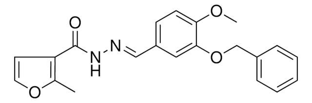 2-METHYL-FURAN-3-CARBOXYLIC ACID (3-BENZYLOXY-4-METHOXY-BENZYLIDENE)-HYDRAZIDE AldrichCPR
