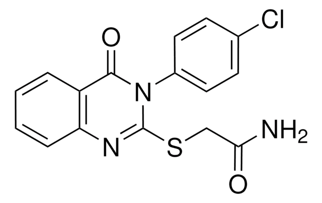 2-((3-(4-CHLOROPHENYL)-4-OXO-3,4-DIHYDRO-2-QUINAZOLINYL)THIO)ACETAMIDE AldrichCPR