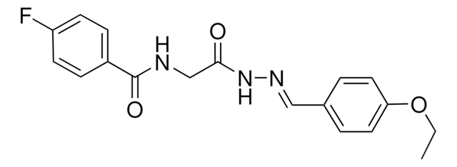 N-(2-(2-(4-ETHOXYBENZYLIDENE)HYDRAZINO)-2-OXOETHYL)-4-FLUOROBENZAMIDE AldrichCPR