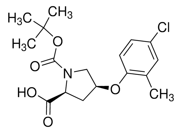 (2S,4S)-1-(tert-Butoxycarbonyl)-4-(4-chloro-2-methylphenoxy)-2-pyrrolidinecarboxylic acid AldrichCPR