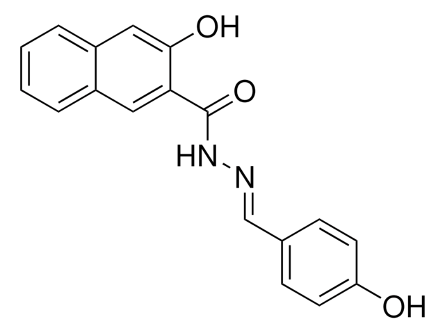 3-HYDROXY-NAPHTHALENE-2-CARBOXYLIC ACID (4-HYDROXY-BENZYLIDENE)-HYDRAZIDE AldrichCPR