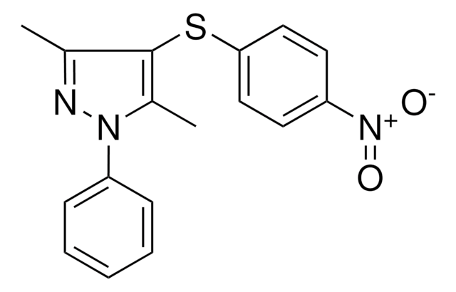 3,5-DIMETHYL-4-(4-NITRO-PHENYLSULFANYL)-1-PHENYL-1H-PYRAZOLE AldrichCPR