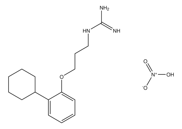 N-[3-(2-cyclohexylphenoxy)propyl]guanidine, nitrate salt AldrichCPR