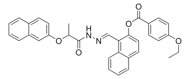 1-(2-(2-(2-NAPHTHYLOXY)PROPANOYL)CARBOHYDRAZONOYL)-2-NAPHTHYL 4-ETHOXYBENZOATE AldrichCPR