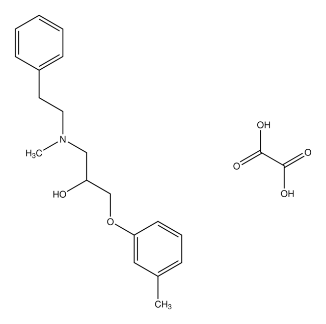 1-(3-methylphenoxy)-3-[methyl(2-phenylethyl)amino]-2-propanol oxalate AldrichCPR