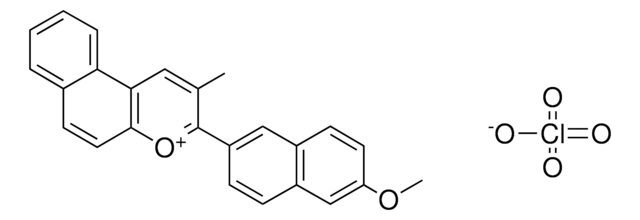 3-(6-METHOXY-NAPHTHALEN-2-YL)-2-METHYL-BENZO(F)CHROMENYLIUM, PERCHLORATE AldrichCPR