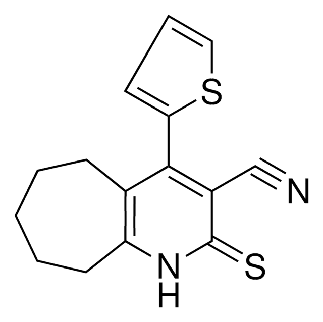 4-(2-THIENYL)-2-THIOXO-2,5,6,7,8,9-HEXAHYDRO-1H-CYCLOHEPTA[B]PYRIDINE-3-CARBONITRILE AldrichCPR