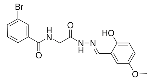 3-BROMO-N-(2-(2-(2-HYDROXY-5-METHOXYBENZYLIDENE)HYDRAZINO)-2-OXOETHYL)BENZAMIDE AldrichCPR