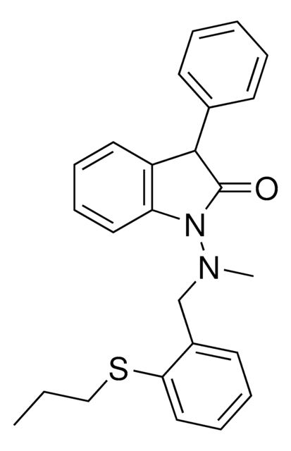 1-[Methyl[2-(propylsulfanyl)benzyl]amino]-3-phenyl-1,3-dihydro-2H-indol-2-one AldrichCPR
