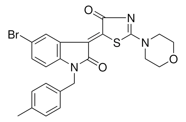 (3Z)-5-BROMO-1-(4-METHYLBENZYL)-3-(2-(4-MORPHOLINYL)-4-OXO-1,3-THIAZOL-5(4H)-YLIDENE)-1,3-DIHYDRO-2H-INDOL-2-ONE AldrichCPR