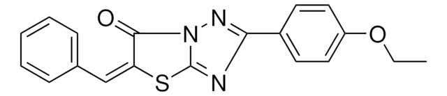 5-BENZYLIDENE-2-(4-ETHOXYPHENYL)(1,3)THIAZOLO(3,2-B)(1,2,4)TRIAZOL-6(5H)-ONE AldrichCPR