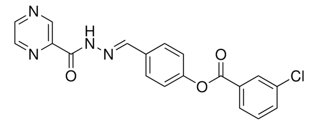 4-(2-(2-PYRAZINYLCARBONYL)CARBOHYDRAZONOYL)PHENYL 3-CHLOROBENZOATE AldrichCPR