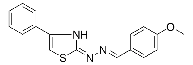 4-METHOXYBENZALDEHYDE (4-PHENYL-1,3-THIAZOL-2(3H)-YLIDENE)HYDRAZONE AldrichCPR