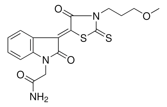 2-{(3Z)-3-[3-(3-METHOXYPROPYL)-4-OXO-2-THIOXO-1,3-THIAZOLIDIN-5-YLIDENE]-2-OXO-2,3-DIHYDRO-1H-INDOL-1-YL}ACETAMIDE AldrichCPR