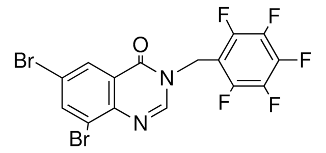 6,8-DIBROMO-3-(2,3,4,5,6-PENTAFLUORO-BENZYL)-3H-QUINAZOLIN-4-ONE AldrichCPR