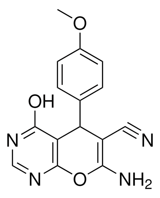 7-AMINO-4-HYDROXY-5-(4-METHOXY-PHENYL)-5H-PYRANO[2,3-D]PYRIMIDINE-6-CARBONITRILE AldrichCPR