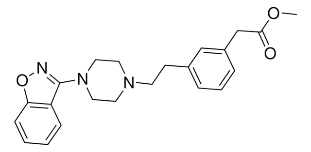 METHYL (3-[2-[4-(1,2-BENZISOXAZOL-3-YL)-1-PIPERAZINYL]ETHYL]PHENYL)ACETATE AldrichCPR