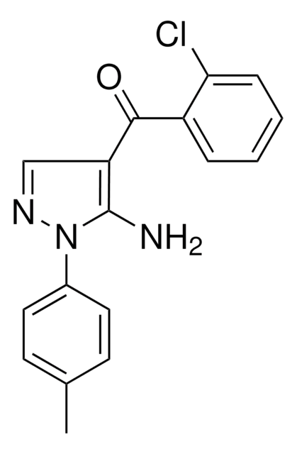 (5-AMINO-1-(4-METHYLPHENYL)-1H-PYRAZOL-4-YL)(2-CHLOROPHENYL)METHANONE AldrichCPR