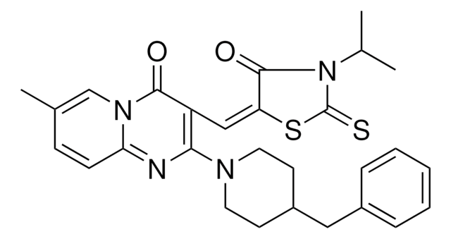 2-(4-BENZYL-1-PIPERIDINYL)-3-[(E)-(3-ISOPROPYL-4-OXO-2-THIOXO-1,3-THIAZOLIDIN-5-YLIDENE)METHYL]-7-METHYL-4H-PYRIDO[1,2-A]PYRIMIDIN-4-ONE AldrichCPR
