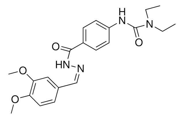 4-(3,3-DIETHYLUREIDO)BENZOIC (3,4-DIMETHOXYBENZYLIDENE)HYDRAZIDE AldrichCPR