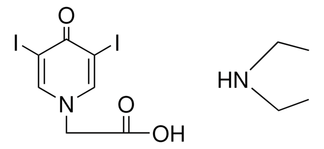 1,4-DIHYDRO-3,5-DIIODO-4-OXO-1-PYRIDINEACETIC ACID, DIETHYLAMINE SALT AldrichCPR