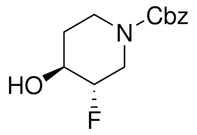 trans-1-Cbz-3-fluoro-4-hydroxypiperidine AldrichCPR