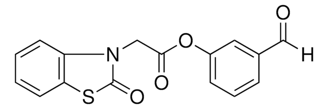 (2-OXO-BENZOTHIAZOL-3-YL)-ACETIC ACID 3-FORMYL-PHENYL ESTER AldrichCPR