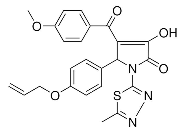 5-[4-(ALLYLOXY)PHENYL]-3-HYDROXY-4-(4-METHOXYBENZOYL)-1-(5-METHYL-1,3,4-THIADIAZOL-2-YL)-1,5-DIHYDRO-2H-PYRROL-2-ONE AldrichCPR