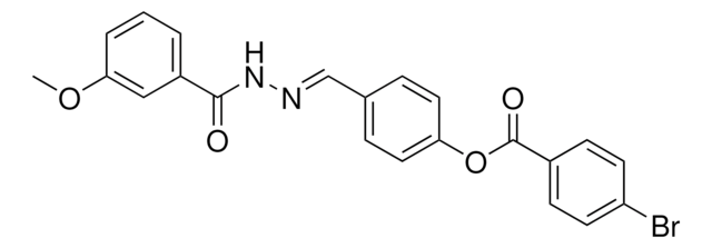 4-(2-(3-METHOXYBENZOYL)CARBOHYDRAZONOYL)PHENYL 4-BROMOBENZOATE AldrichCPR
