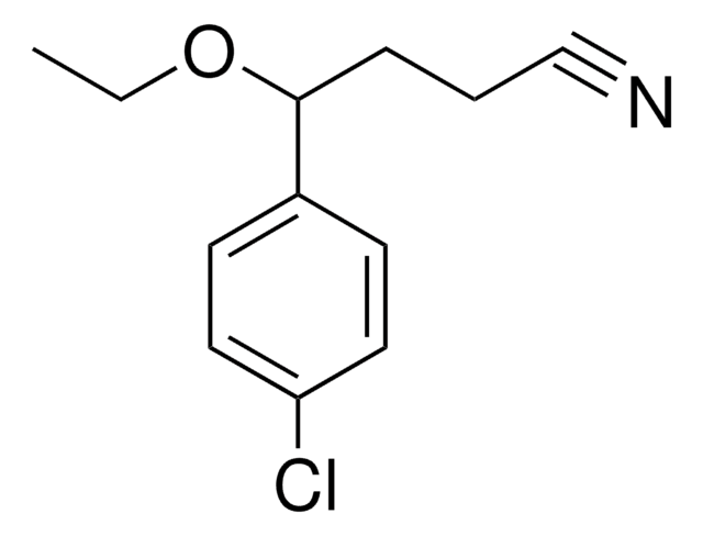 4-(4-CHLOROPHENYL)-4-ETHOXYBUTYRONITRILE AldrichCPR