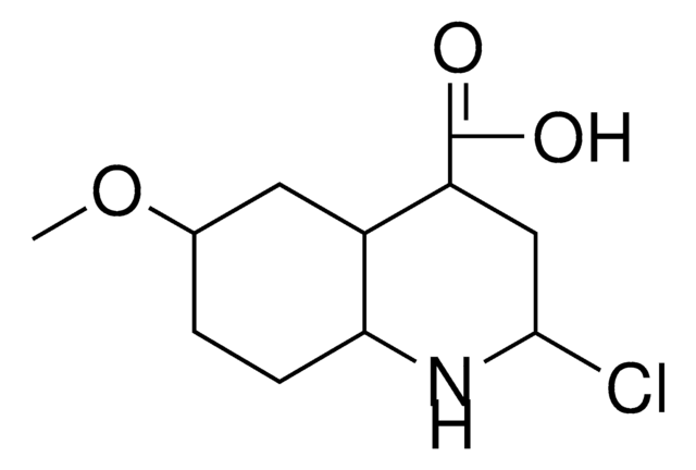 2-CHLORO-6-METHOXY-DECAHYDRO-QUINOLINE-4-CARBOXYLIC ACID AldrichCPR