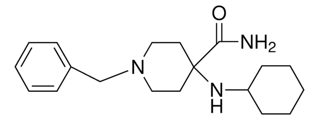 1-BENZYL-4-CYCLOHEXYLAMINO-4-PIPERIDINECARBOXAMIDE AldrichCPR