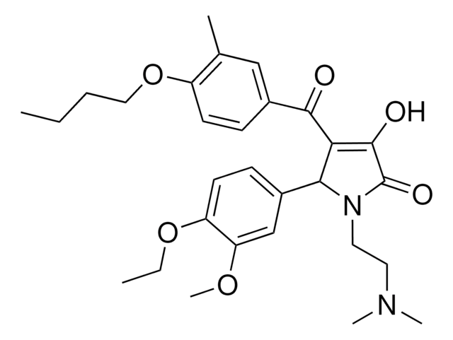 4-(4-BUTOXY-3-METHYLBENZOYL)-1-[2-(DIMETHYLAMINO)ETHYL]-5-(4-ETHOXY-3-METHOXYPHENYL)-3-HYDROXY-1,5-DIHYDRO-2H-PYRROL-2-ONE AldrichCPR
