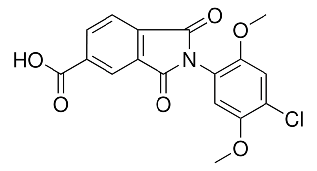 2-(4-CL-2,5-DIMETHOXY-PH)-1,3-DIOXO-2,3-DIHYDRO-1H-ISOINDOLE-5-CARBOXYLIC ACID AldrichCPR