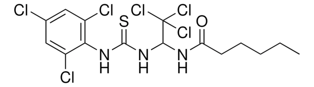 N-(2,2,2-TRICHLORO-1-(((2,4,6-TRICHLOROANILINO)CARBOTHIOYL)AMINO)ET)HEXANAMIDE AldrichCPR