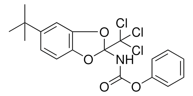 PHENYL 5-TERT-BUTYL-2-(TRICHLOROMETHYL)-1,3-BENZODIOXOL-2-YLCARBAMATE AldrichCPR