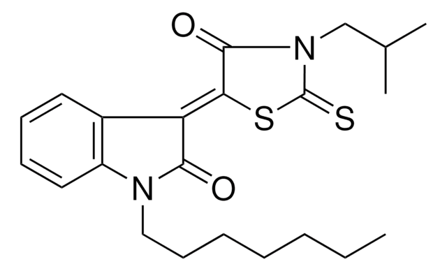 (3Z)-1-HEPTYL-3-(3-ISOBUTYL-4-OXO-2-THIOXO-1,3-THIAZOLIDIN-5-YLIDENE)-1,3-DIHYDRO-2H-INDOL-2-ONE AldrichCPR