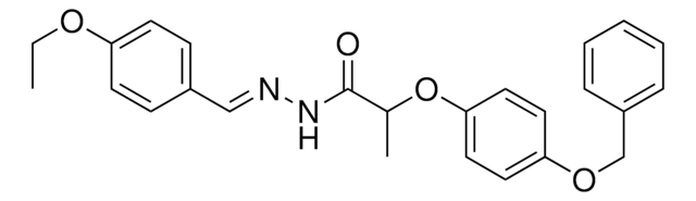 2-(4-(BENZYLOXY)PHENOXY)-N'-(4-ETHOXYBENZYLIDENE)PROPANOHYDRAZIDE AldrichCPR