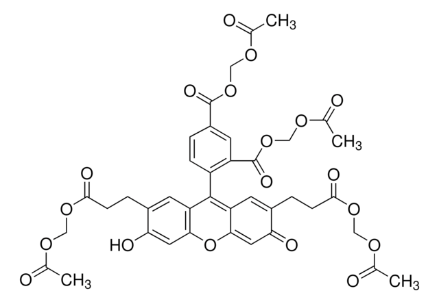 2&#8242;,7&#8242;-Bis(2-carboxyethyl)-5(6)-carboxyfluorescein tetrakis(acetoxymethyl) ester BioReagent, for fluorescence