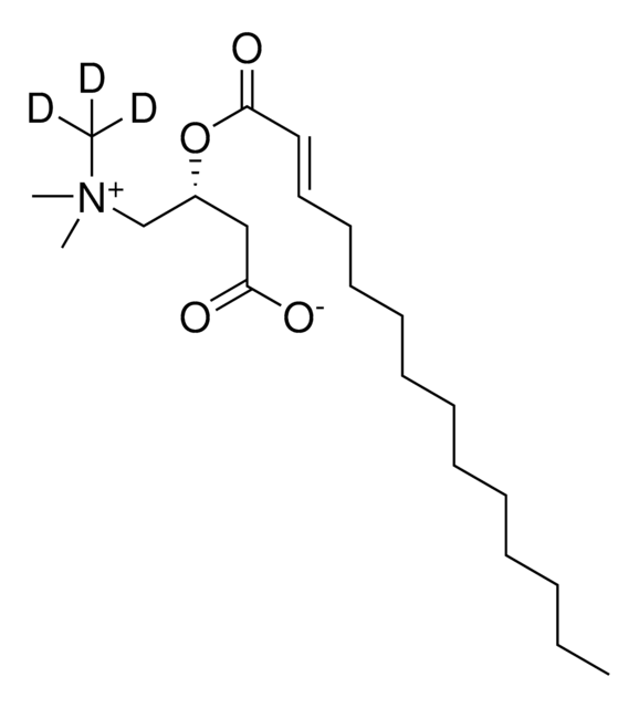 trans-2-Tetradecenoyl-L-carnitine-(N-methyl-d3) analytical standard