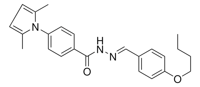 N'-(4-BUTOXYBENZYLIDENE)-4-(2,5-DIMETHYL-1H-PYRROL-1-YL)BENZOHYDRAZIDE AldrichCPR