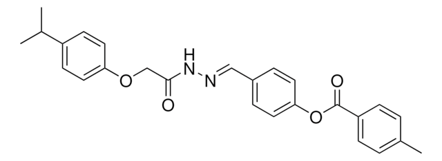 4-(2-((4-ISOPROPYLPHENOXY)ACETYL)CARBOHYDRAZONOYL)PHENYL 4-METHYLBENZOATE AldrichCPR
