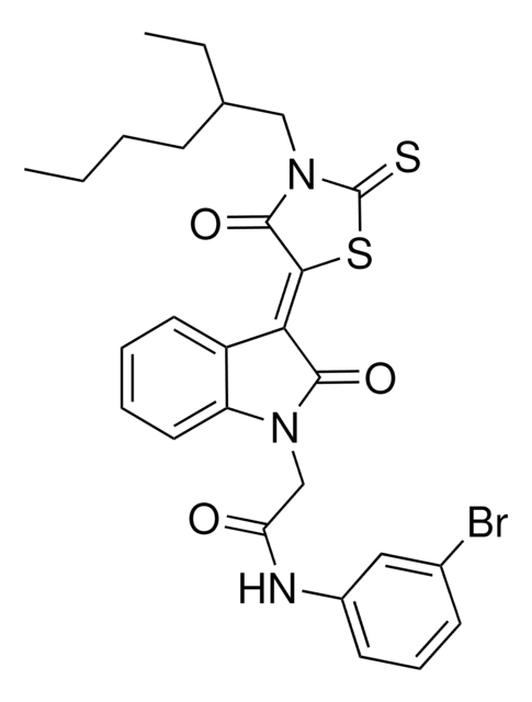 N-(3-BROMOPHENYL)-2-{(3Z)-3-[3-(2-ETHYLHEXYL)-4-OXO-2-THIOXO-1,3-THIAZOLIDIN-5-YLIDENE]-2-OXO-2,3-DIHYDRO-1H-INDOL-1-YL}ACETAMIDE AldrichCPR