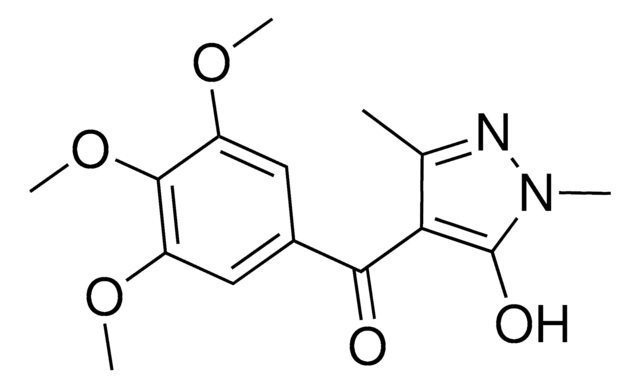 (5-hydroxy-1,3-dimethyl-1H-pyrazol-4-yl)(3,4,5-trimethoxyphenyl)methanone AldrichCPR