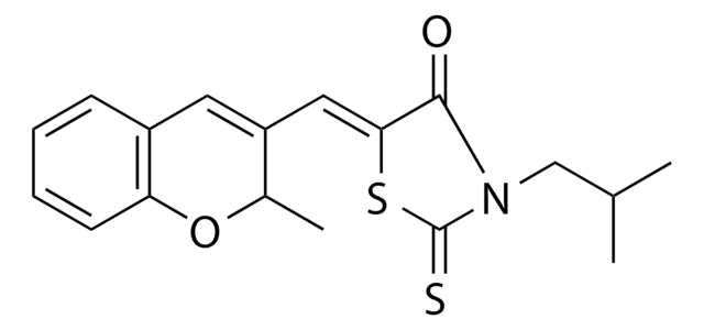 3-ISOBUTYL-5-((2-ME-2H-CHROMEN-3-YL)METHYLENE)-2-THIOXO-1,3-THIAZOLIDIN-4-ONE AldrichCPR
